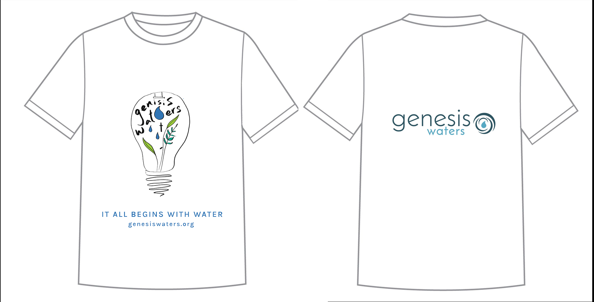 T-shirt Design by Cutouts Co for Genesis Waters | Design #21917461