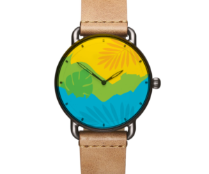 Minimalistic/realistic Tropical Watch Face Design | Design de Vêtement par Buck Tornado