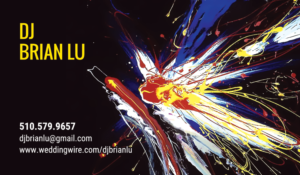 DJ Brian Lu | Business Card Design by Sandaruwan