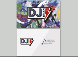 DJ Brian Lu | Business Card Design by Val brito