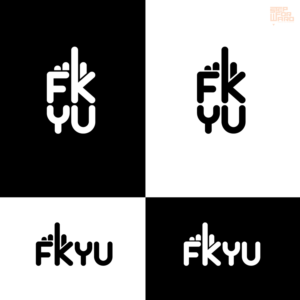 FKYU | Logo Design by step forward 2