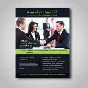 Flyer Design by uk for Greenlight One LLC | Design #21912744