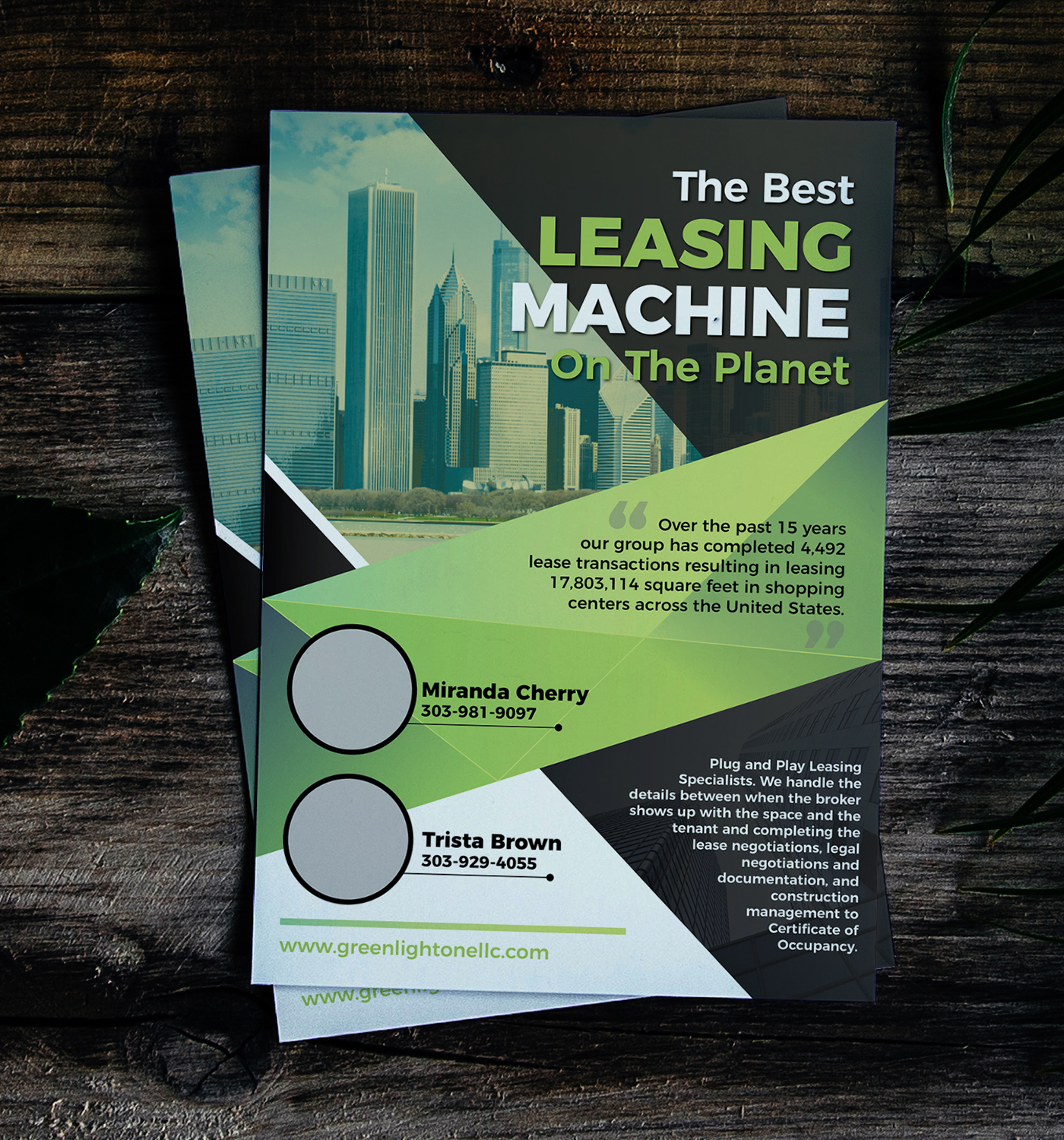 Flyer Design by Deziners Zone for Greenlight One LLC | Design #21913079