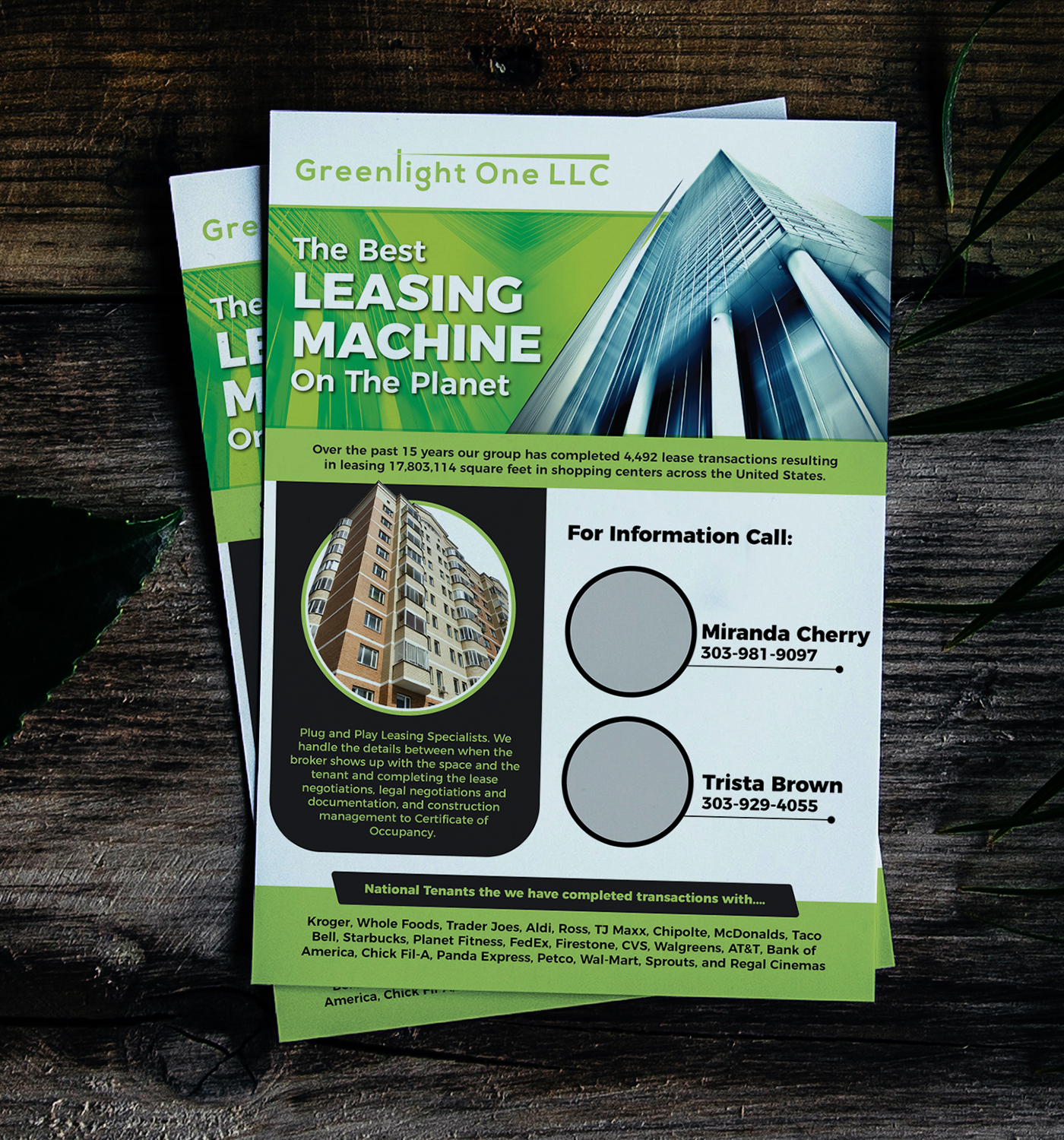 Flyer Design by Deziners Zone for Greenlight One LLC | Design #21913080