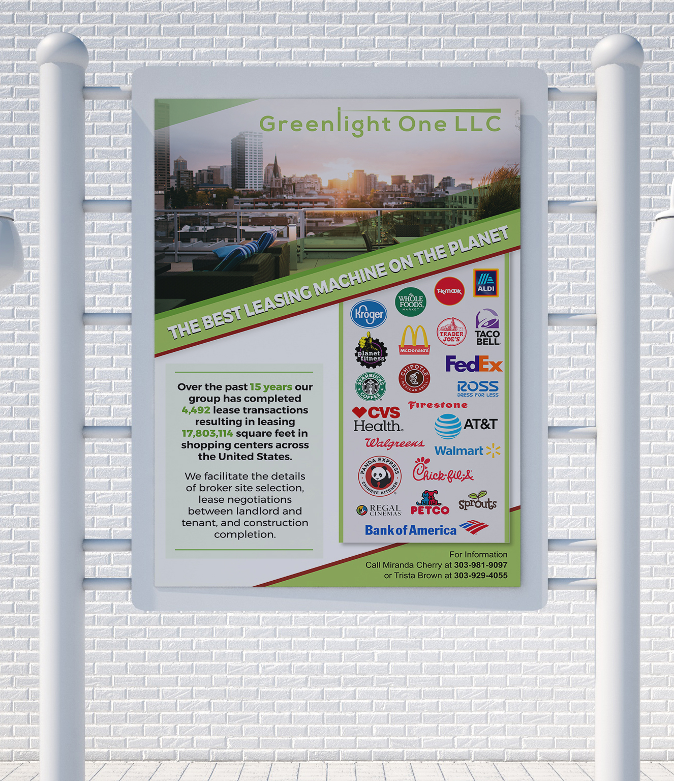 Flyer Design by Creative Chamber for Greenlight One LLC | Design #21963781