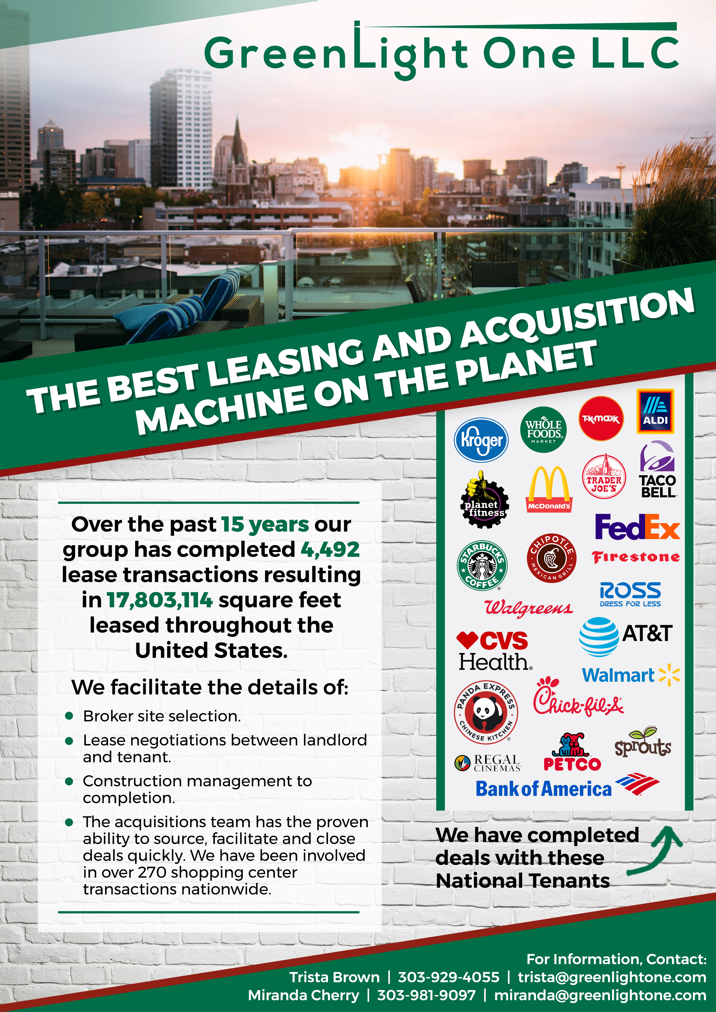 Flyer Design by Creative Chamber for Greenlight One LLC | Design #22024712