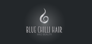 Blue Chilli Hair and Beauty  | Logo Design by Elizaveta M