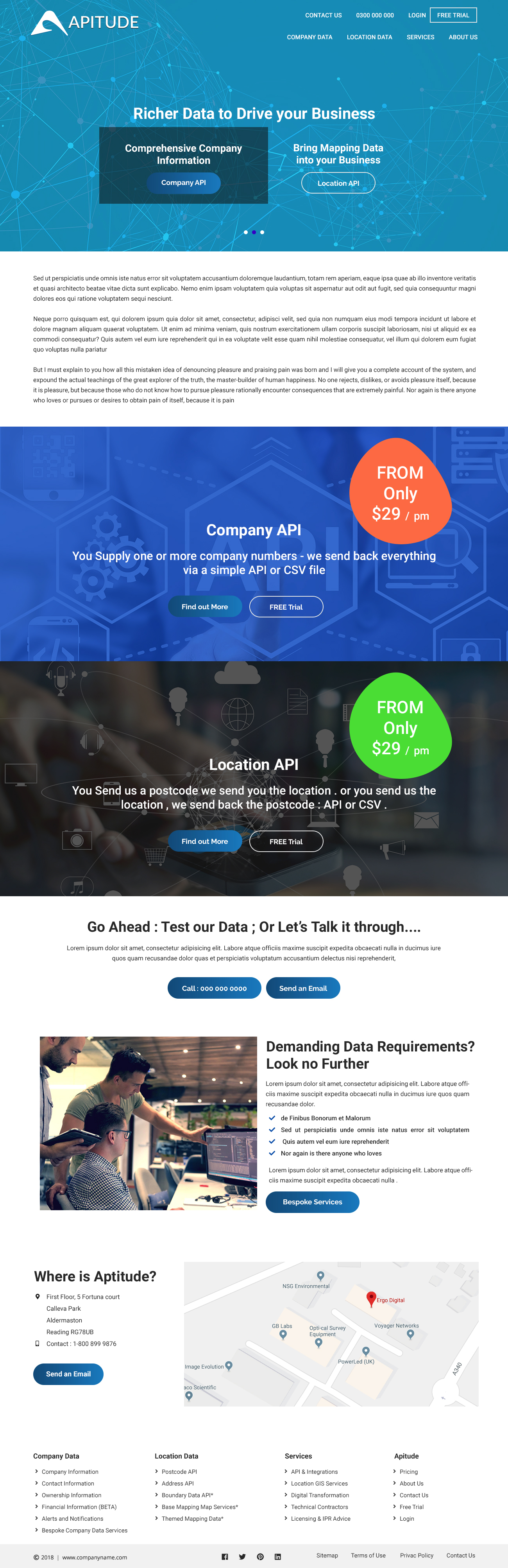 Web Design by pb for Ergo Digital Limited | Design #21923732