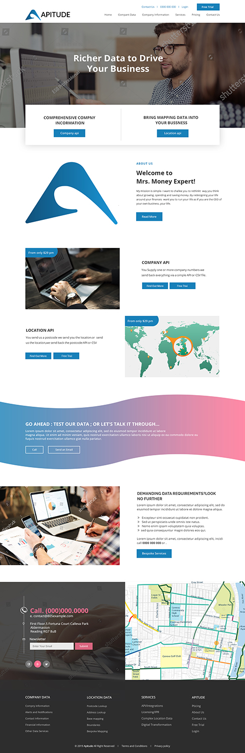 Web Design par Ved Web Services pour Ergo Digital Limited | Design #21957980