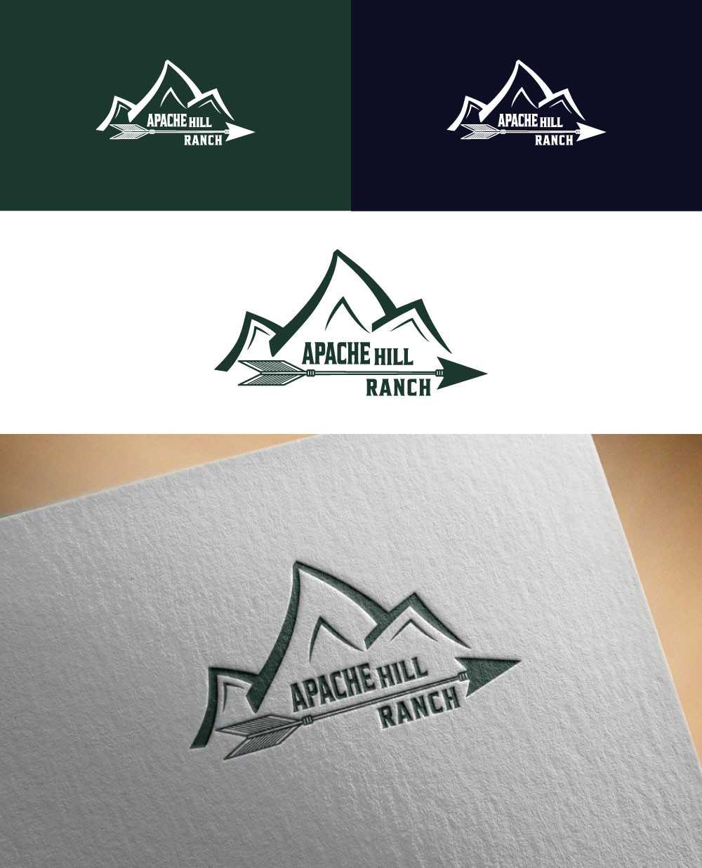 Logo Design by Ash_king for Apache Hill Ranch | Design #21924919