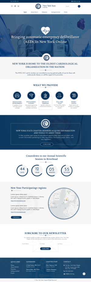 Simple, 1-Page Project - Life-saving AED Devices | Design de Page d'Accueil par Sbss