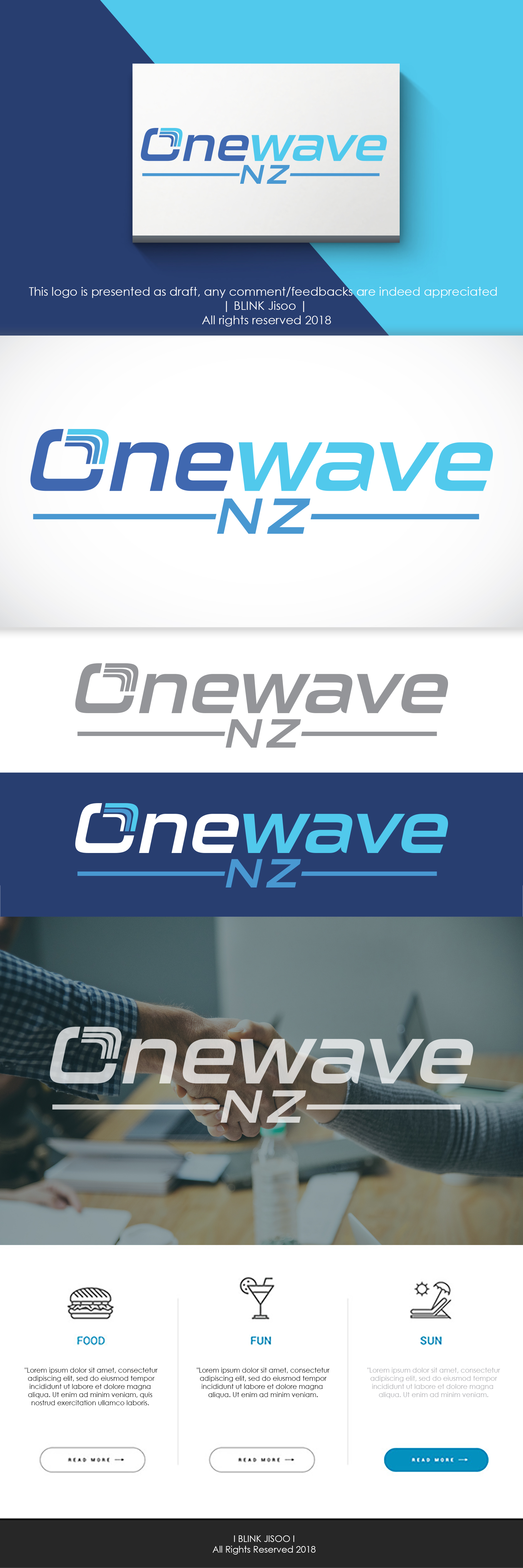 Logo-Design von Riv. für Onewave NZ | Design #21921054