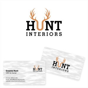 Hunt Interiors | Logo Design by Creative M^ck
