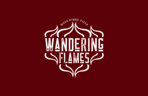 Wandering flames Wood Fired Pizza | Logo Design by GLDesigns