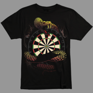Dart Shirt - Snake / Dartboard * | Illustration-Design von Heydale