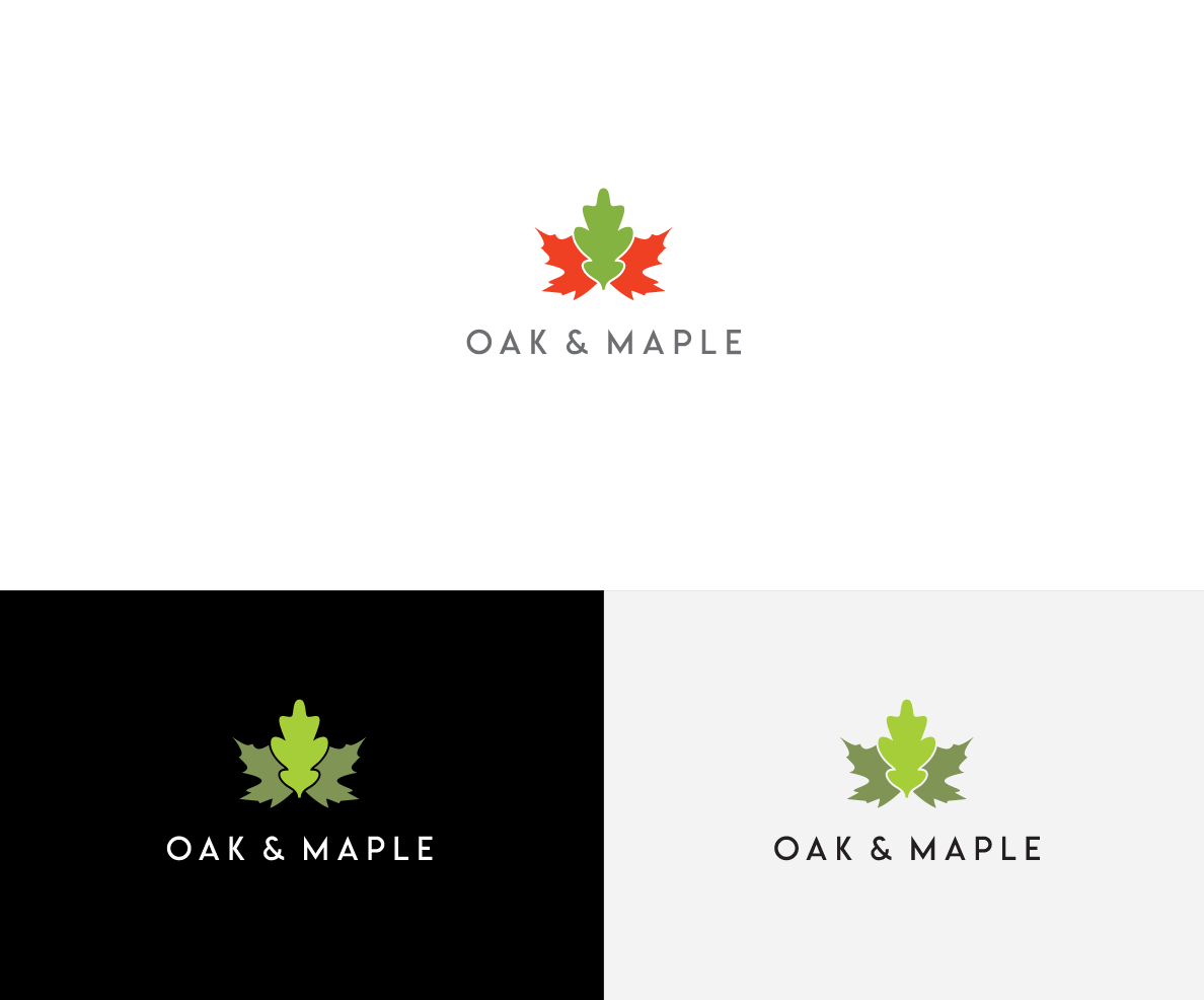 Design de Logo par bijuak pour Oak & Maple | Design #21926637