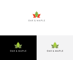 Design de Logo par bijuak pour Oak & Maple | Design : #21926637