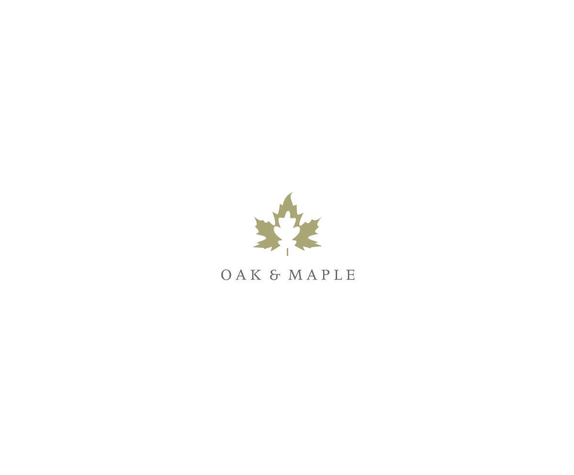 Logo Design by bijuak for Oak & Maple | Design #21926715
