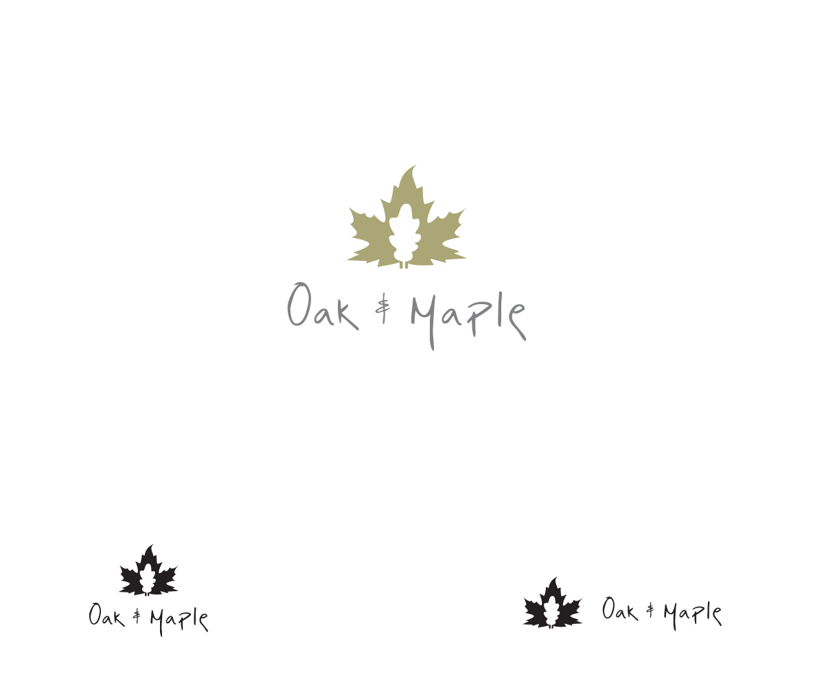 Design de Logo par bijuak pour Oak & Maple | Design #21938239