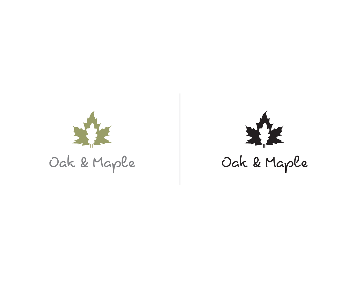 Design de Logo par bijuak pour Oak & Maple | Design #21938726
