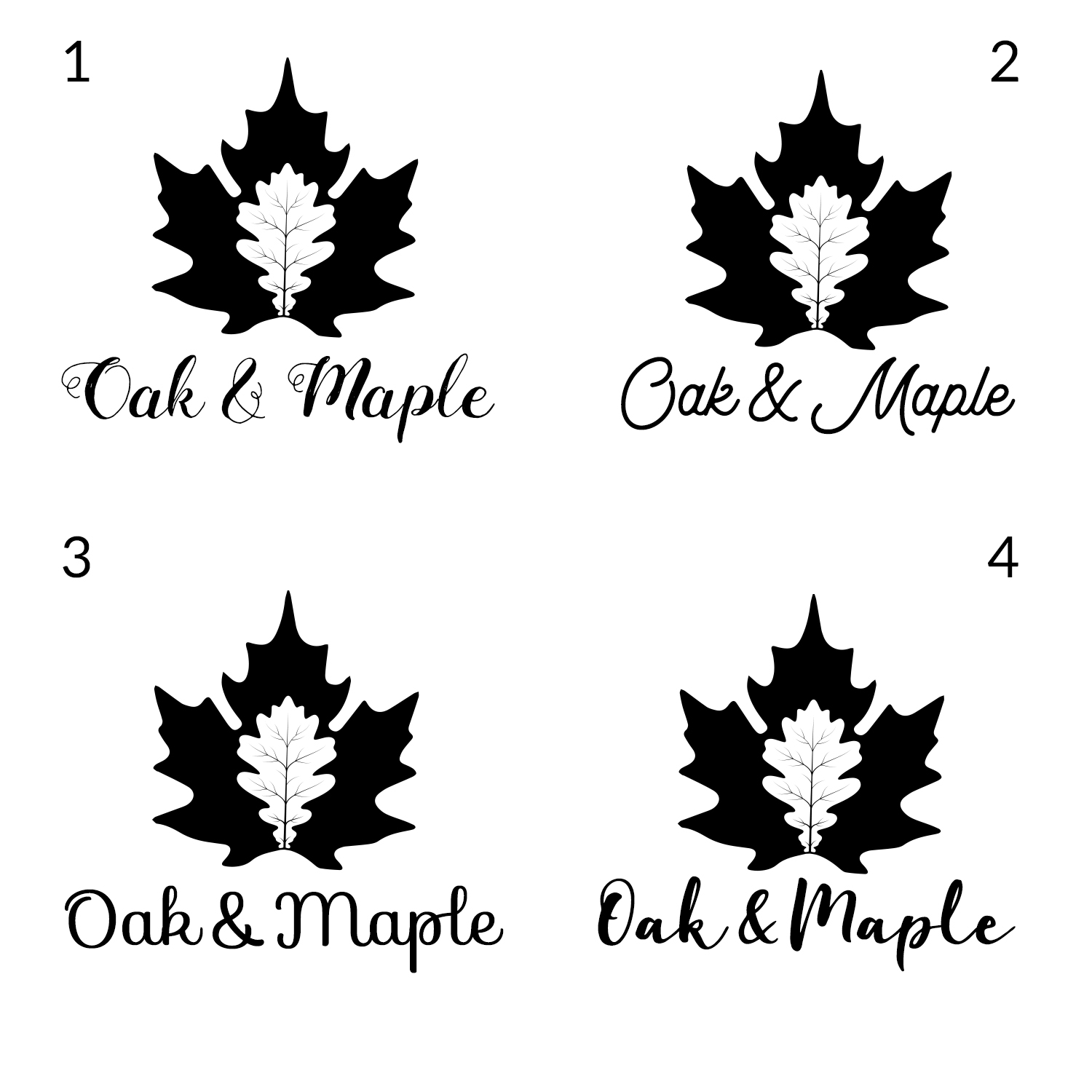 Logo Design by TSU Creations for Oak & Maple | Design #21934966
