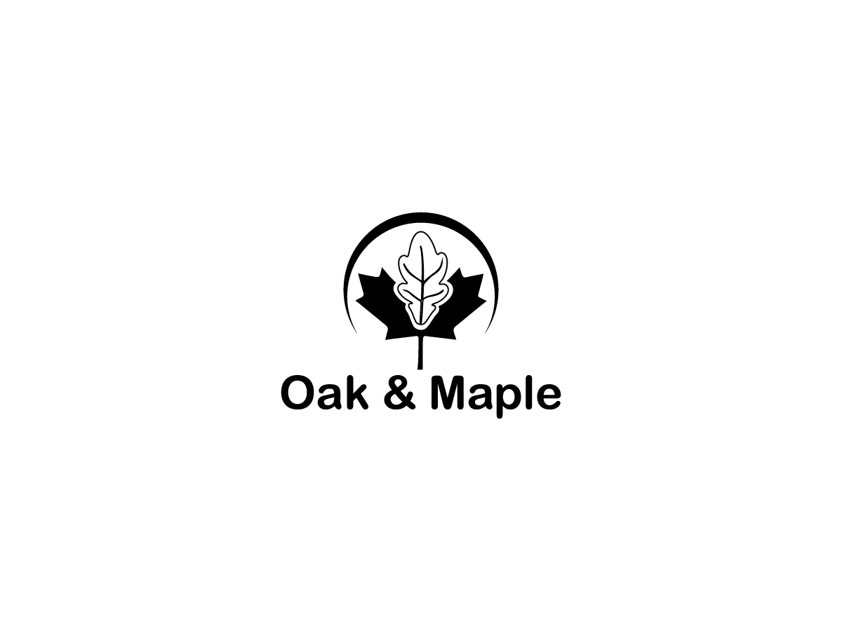 Logo Design by Butta Bomma for Oak & Maple | Design #21921789