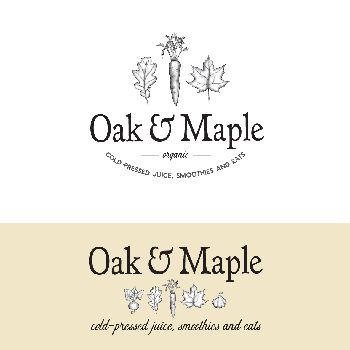 Logo Design by Samantha Ward Design for Oak & Maple | Design #21968396