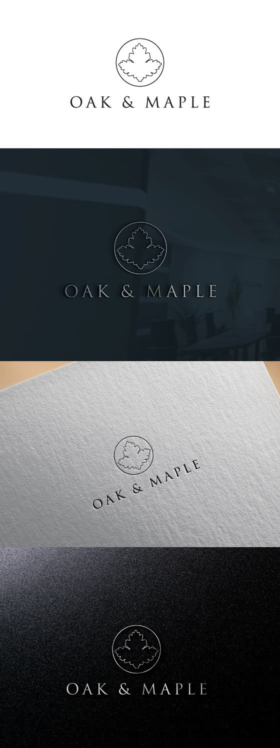 Logo Design by Artraj0196 for Oak & Maple | Design #21937896