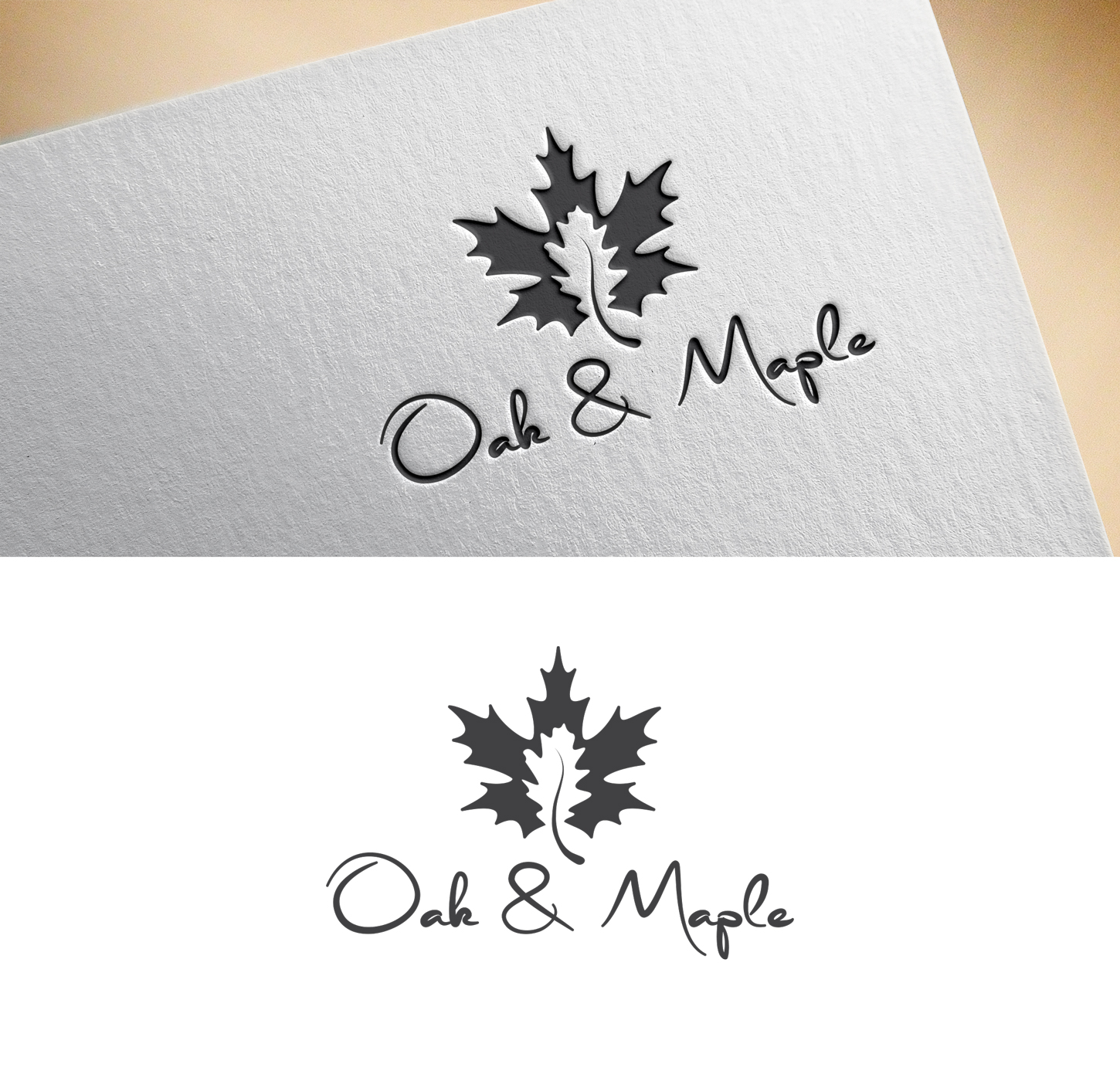 Diseño de Logo por Mono.co para Oak & Maple | Diseño #21955859