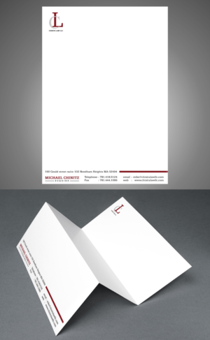 Chinitz Law LLC letterhead/envelope design | Schreibwaren-Design von B8