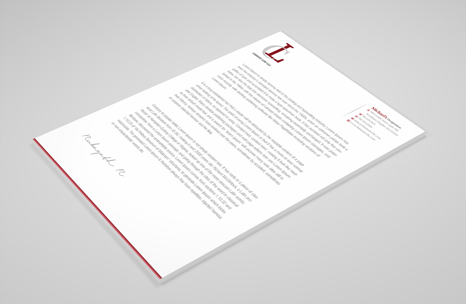 Stationery Design by Petter Goms for this project | Design #21962795