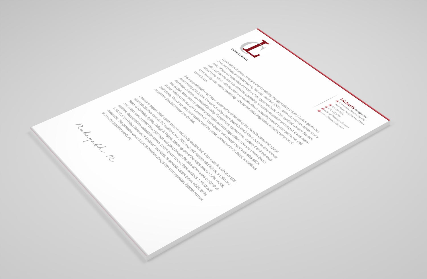 Stationery Design by Petter Goms for this project | Design #21962796