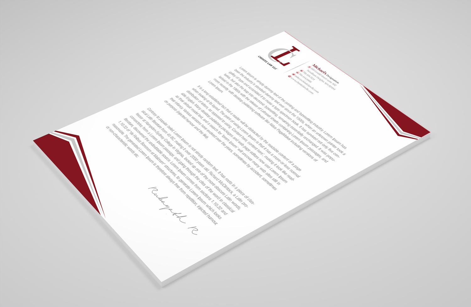 Stationery Design by Petter Goms for this project | Design #21962919