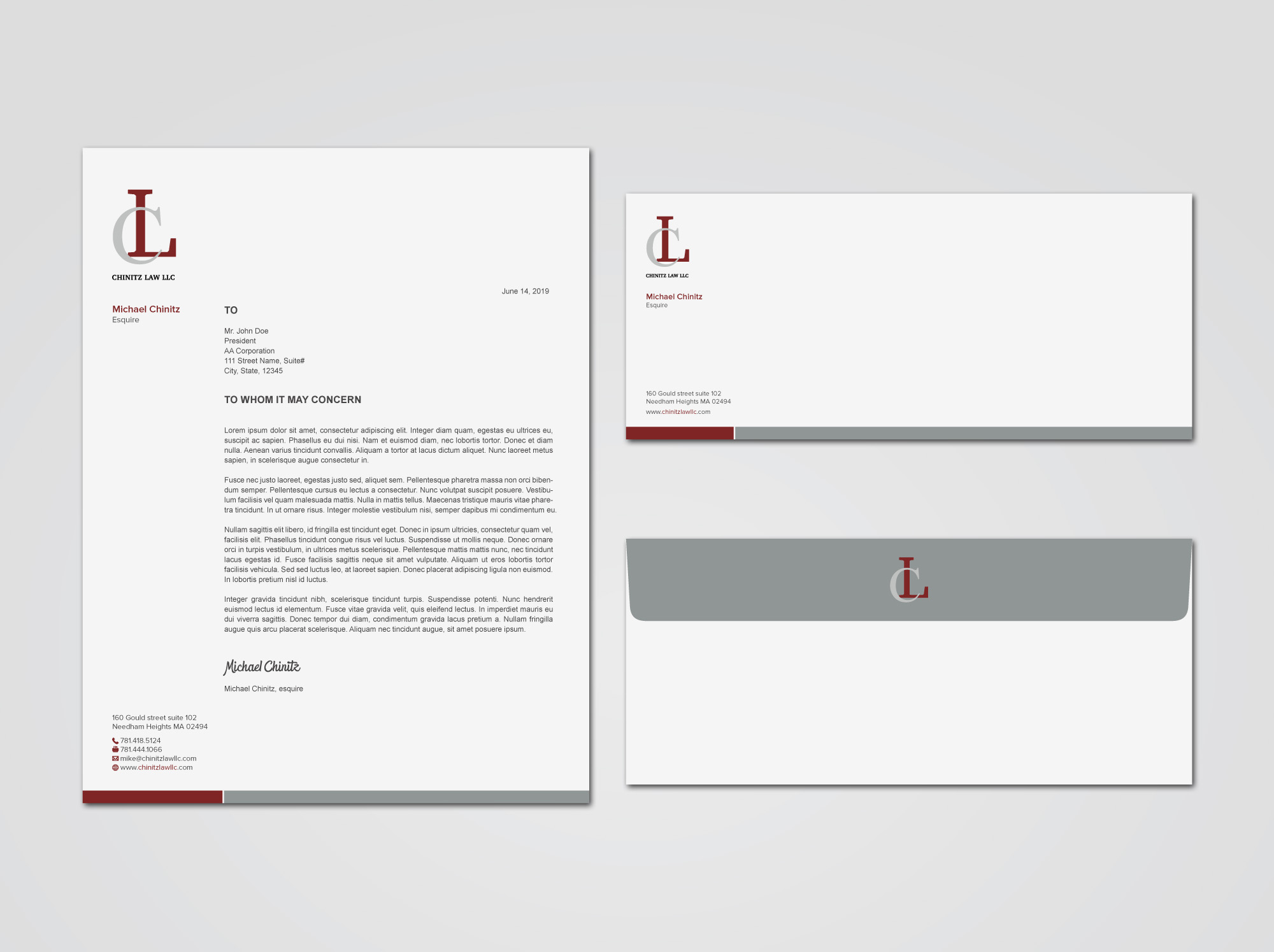 Stationery Design by MDesign for this project | Design #21925243