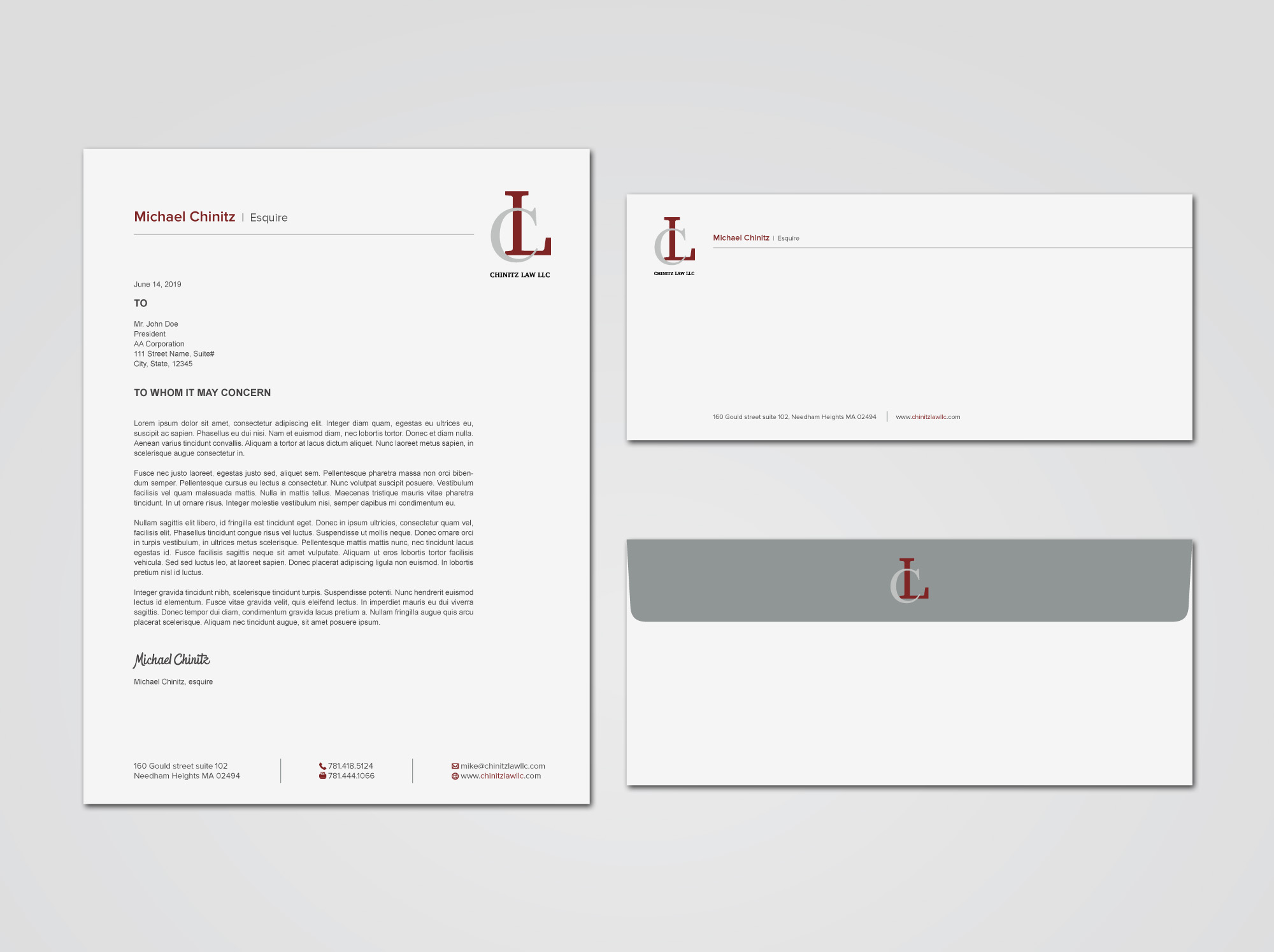 Stationery Design by MDesign for this project | Design #21925246