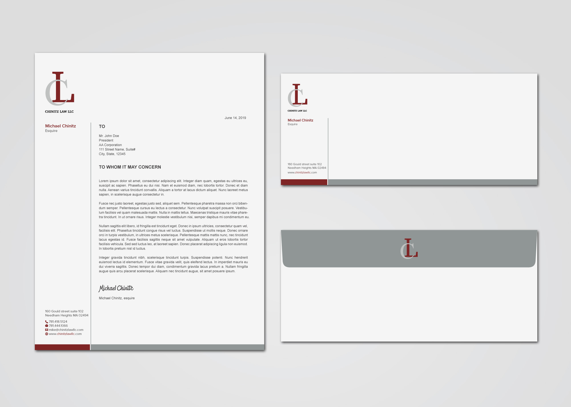 Stationery Design by MDesign for this project | Design #21928498