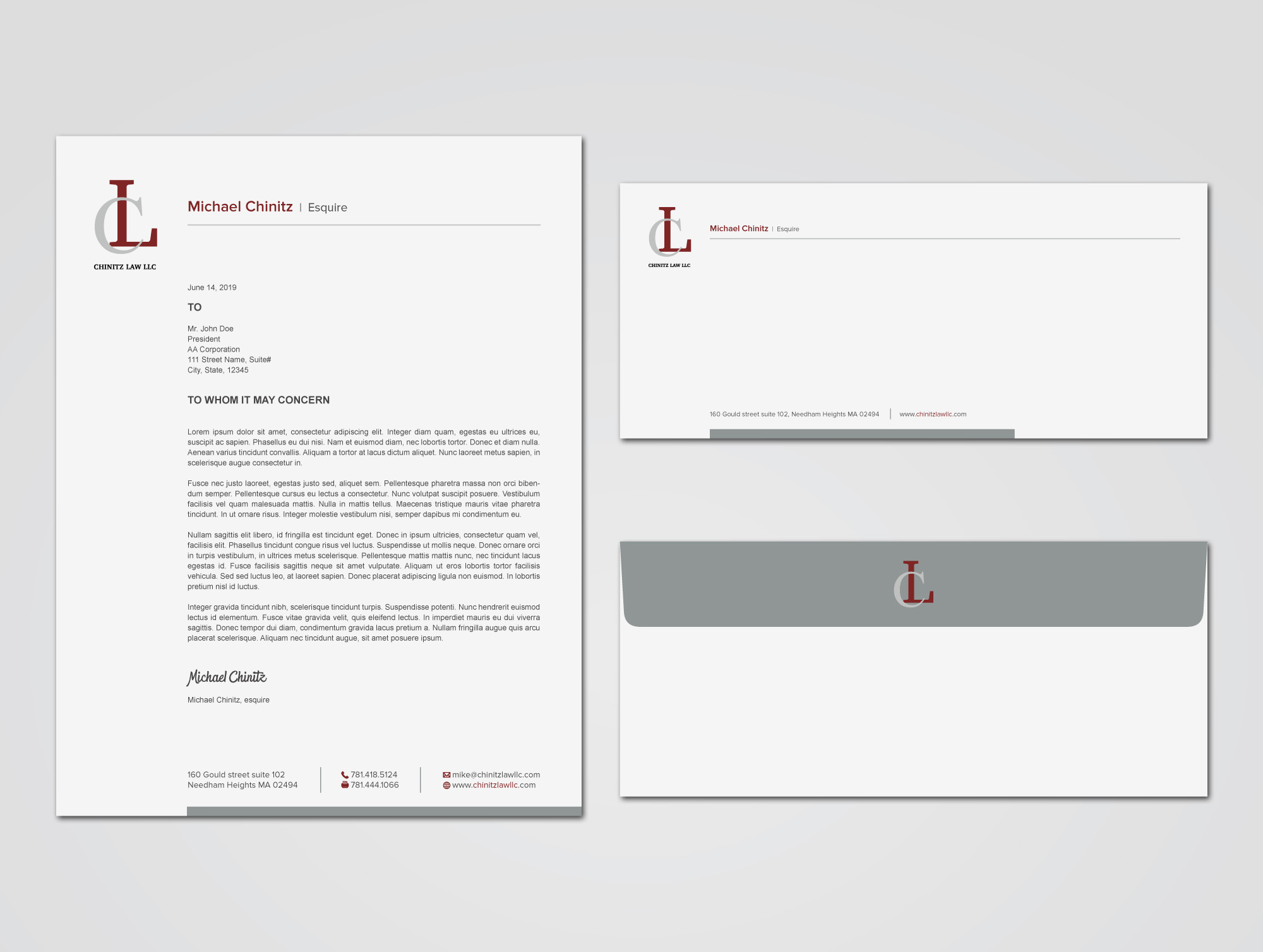 Stationery Design by MDesign for this project | Design #21939053