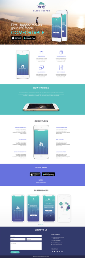 Landing Page Design by Expert Designer for this project | Design: #21927831