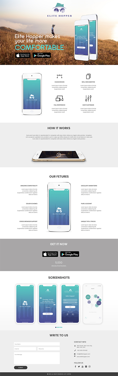 Landing Page Design by Expert Designer for this project | Design #21927951