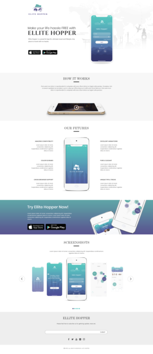 Landing Page Design by Expert Designer for this project | Design: #21929036