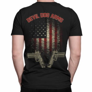 Gun company needs flag and USA love back for a shirt