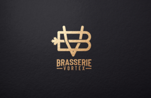 Brasserie Vortex | Logo Design by GLDesigns