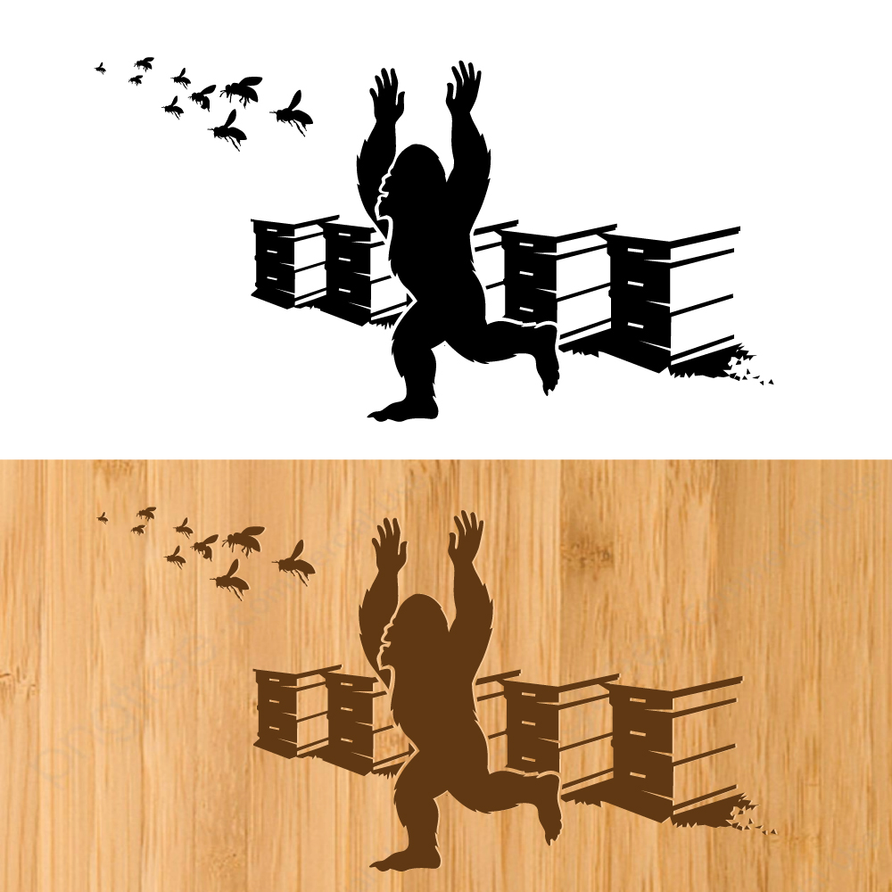 Graphic Design by artstoke2016 for Sasquatch Apiaries | Design #22200649