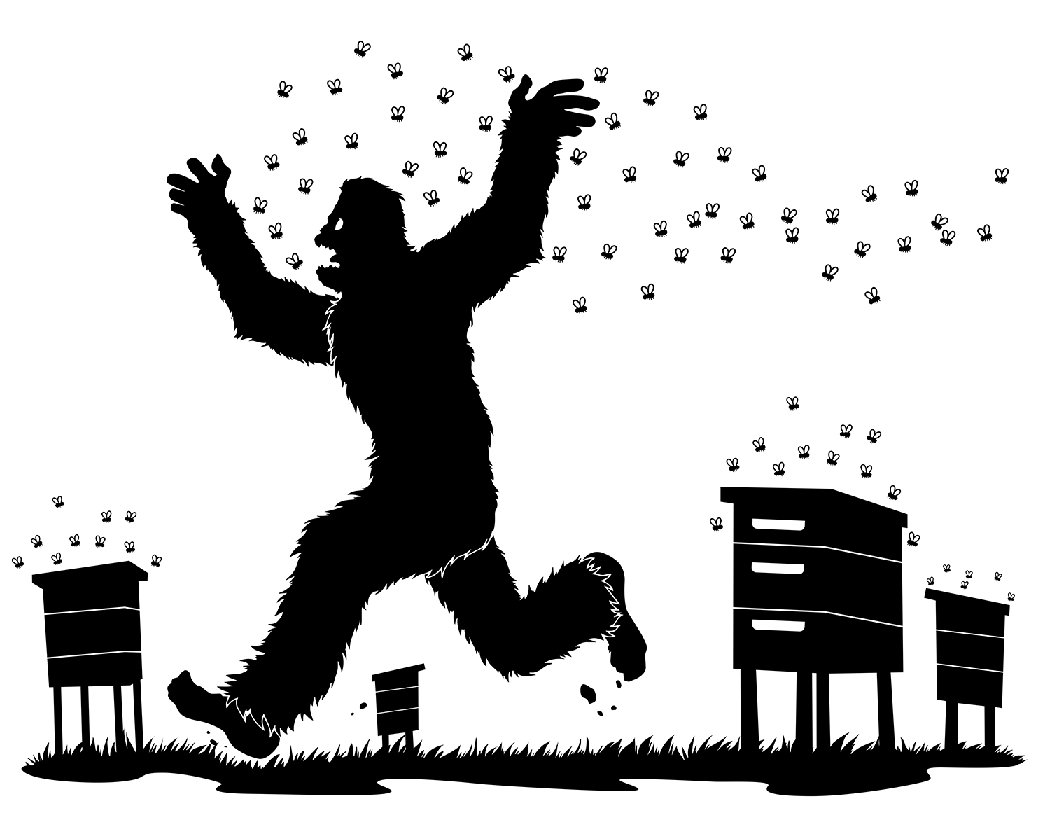 Design Graphique par Scelatio pour Sasquatch Apiaries | Design #22190174
