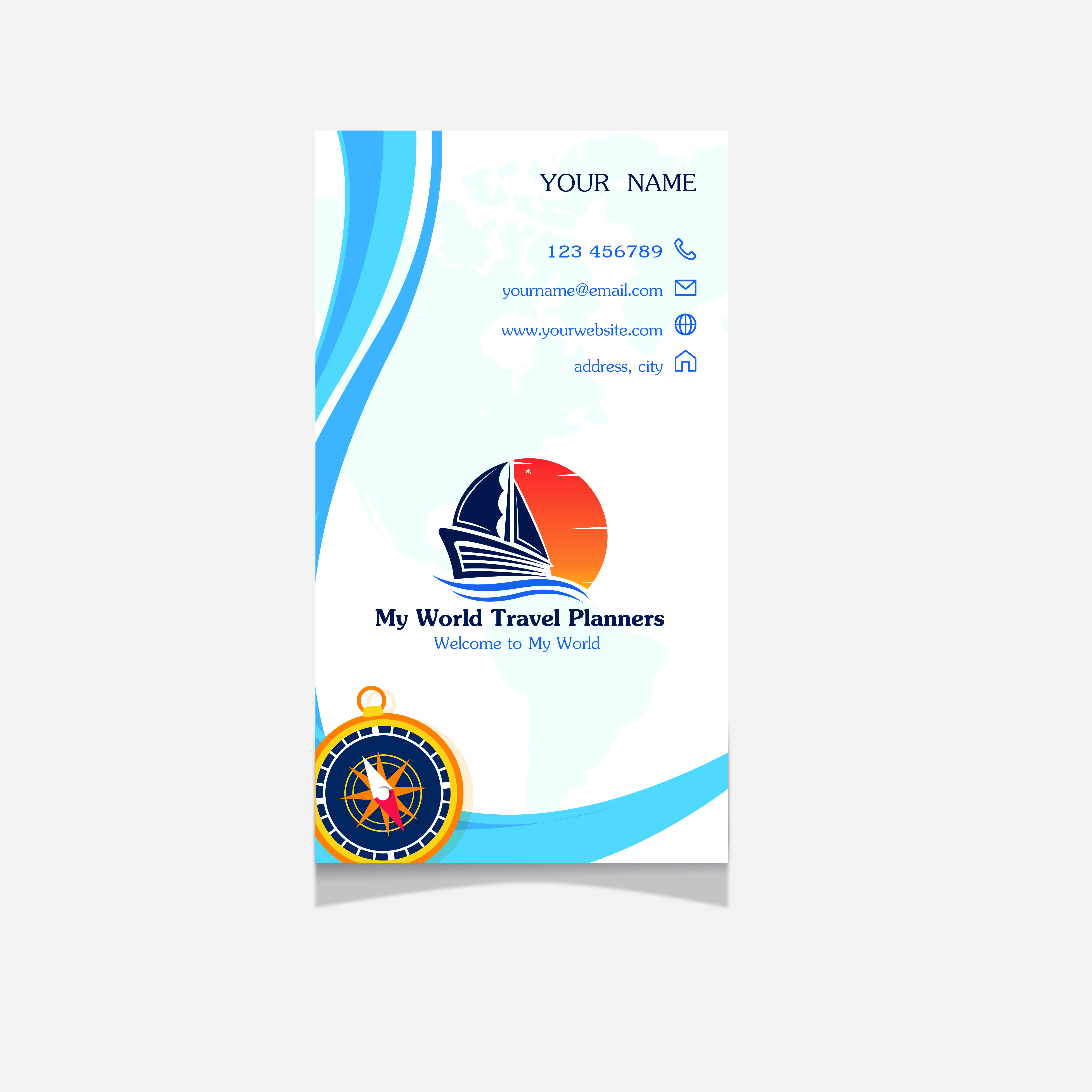 Diseño de Logo por Designer choice para My World Travel Planners Inc | Diseño #21942888
