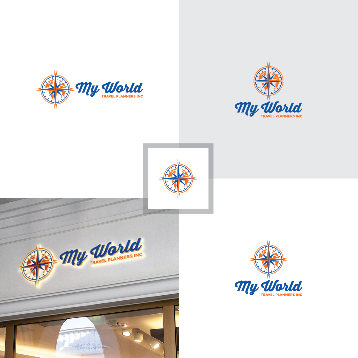 Logo Design by Deziners Zone for My World Travel Planners Inc | Design #21927553