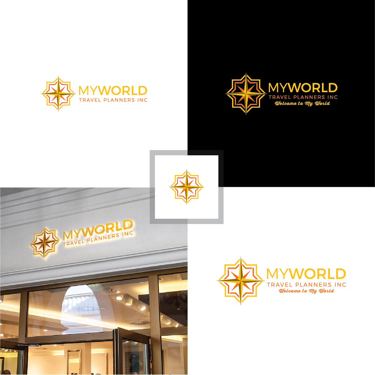 Logo Design by Deziners Zone for My World Travel Planners Inc | Design #21927554