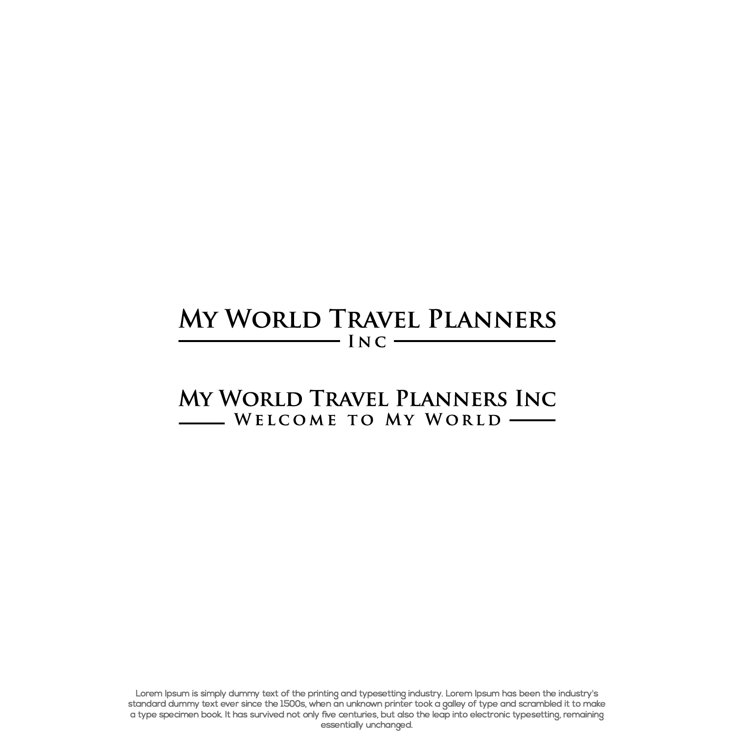 Logo Design by bejoborn1 for My World Travel Planners Inc | Design #21924061