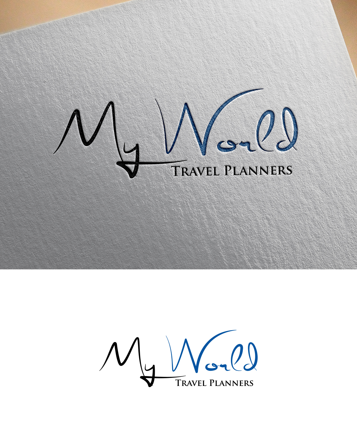 Professional, Upmarket, Travel Agent Logo Design for My World Travel Planners by RedLine 3
