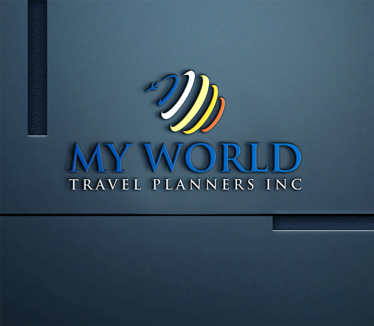 Logo Design by NurDesign for My World Travel Planners Inc | Design #21925379